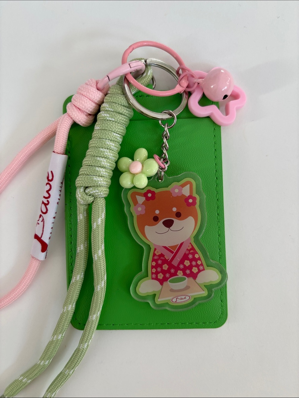 🇨🇦Shiba-Inu x Matcha 🍵 Cardholder & Keychain - Picture 3 of 7